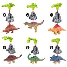 49 pièces Set de figurines de dinosaures militaires avec armes et clôtures, convient aux enfants de 3 à 8 ans, comprend des figurines de dinosaures jurassiques, des véhicules militaires et un ensemble de parc de dinosaures avec boîte de rangement et tapis de jeu - Multicolore - Voir 6
