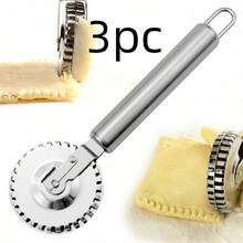 1pc Stainless Steel Floral Embossing Rolling Pin | Lace Embossing Tool, Multifunctional Baking Kitchen Supplies, Stainless Steel Cookie Embossing Rolling Pin, Pie Filling - View 11