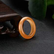 Nhẫn đá mắt mèo tự nhiên 6mm phong thủy dành cho nữ, nhẫn đá quý tối giản chữa lành cho phái đẹp, trang sức đá quý trơn mịn, không gây dị ứng, nhẫn đính hôn/hứa hẹn, size 6-10. - đá tự nhiên - Xem 30