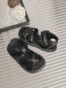 2026新款夏季幼儿女童凉鞋，软底防滑婴儿公主鞋，适合幼儿园 - 黑色 - 查看 4