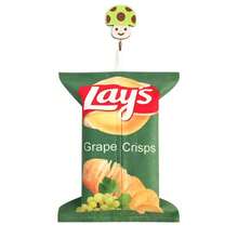 1个创意薯片造型纸巾盒，节省空间的方形纸巾盒，立方体纸巾盒，创新薯片袋设计，汽车沙发纸巾盒收纳盒，适用于客厅、餐厅、卧室 - 彩色 - 查看 16