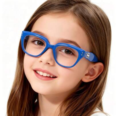 1 Pair Children's Fashion Decorative Foldable Flexible Silicone Glasses
