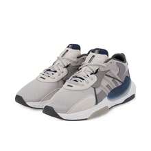 Adidas H05766 男女通用透气网面低帮休闲运动鞋，春夏款 - 淺灰/深灰/藍 - 查看 2