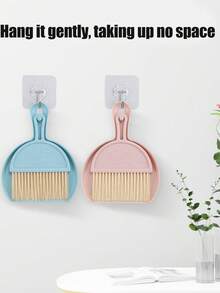 Smiling Face Desktop New Broom Keyboard Cleaning Brush Small With Dustpan Broom Set, Computer Cleaning Brush - Multicolor - View 5
