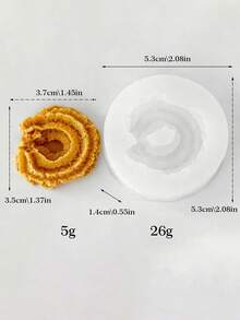 多功能硅胶饼干模具 - 适用于制作蜡烛、手工皂、翻糖蛋糕、巧克力 - 3D立体造型 - 可重复使用 - 餅乾模具 - 查看 7