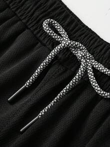 3pcs Men's Outdoor Sports Training Pants, Quick-Dry Breathable Elastic Shorts For Running, Gym - Multicolor - View 3