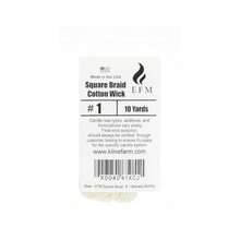 EFM Square Braid Cotton Candle Wick - #1 Wicking Unwaxed Raw Wick For Beeswax Candle Making - như hình - Xem 6
