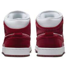 (WMNS) Air Jordan 1 Mid SE 'Red Velvet' - 白色 - 查看 2