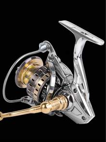 纺车轮，金属纺车轮，CNC铝合金线杯，最大刹车力12公斤，齿轮比4.7:1/5.1:1/5.5:1，顺滑强劲的淡水海水两用渔线轮 - 彩色 - 查看 11