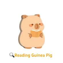 Cute Sticky Notes, High Aesthetic Value, Capybara Shape, Unique Design, Reusable And Removable - Kapibala - View 7