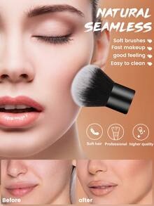 20PCS Makeup Tools Set Including:1pc Makeup Brush Set+3PCS Makeup Sponges+3PCS Mini Makeup Sponges+3PCS Triangle Powder Puffs+3PCS Mini Air Cushion Powder Puffs+3PCS Facial Cleansing Sponges+2PCS Makeup Brush Cleaning Tools+1pc Eyelash Curler+1pc Hairband - Black - View 2