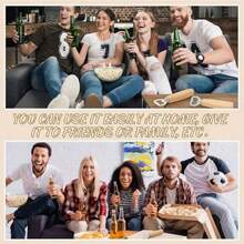 1pc Wooden Handle Stainless Steel Beer Bottle Opener, Bartender Style Engraved Bottle Opener, Suitable For Bar, Kitchen, Home And Restaurant - Beige - View 4