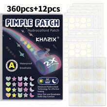 372片透明圆形疤痕遮盖贴，多功能疤痕遮盖贴，隐形身体瑕疵（非化妆品） - 查看 7