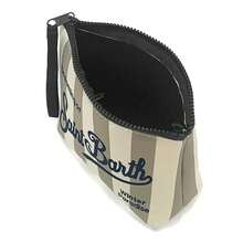 All-In-One Travel Toiletry Bag, S-Saint B-Barth Material, Portable Striped Toiletry Bag, Cosmetic Bag, Handbag, Cosmetic Bag, Waterproof Travel Bag, Travel Organizer With Zipper, Lightweight Makeup Case, Unisex Travel Gift. - Xám - Xem 2