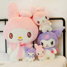 SANRIO 1个25/55厘米毛绒娃娃，填充动物大枕头，床上用品，女孩生日礼物，毛绒娃娃，儿童安抚娃娃，家居装饰，汽车装饰 - 彩色 - 查看 3