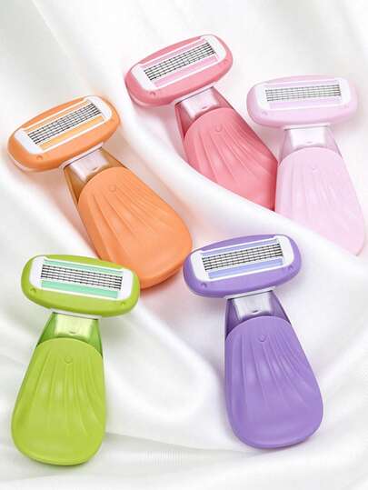 Women's Hair Removal Razor, Including Underarm, Leg And Bikini Area Hair Shaver,Portable Shaver,Manual Razor,Women Bikini Manual Razor Blade Hair Removal Shavin,Stainless Steel Blade Replaceable,Shaver Head Girls Gifts Travel Essentials,Suitable For Beaches, Vacations, Tourism, Travel, Business,Multiple Colors Available
