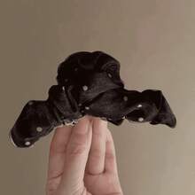 1pc Elegant Polka Dot Pleated Mesh Hair Clip, Graceful Hair Claw For Updo, Spring/Summer - Multicolor - View 8