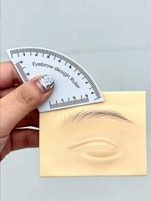 1/2/3pcs Reusable Quick Eyebrow Design Ruler Microblading Shaping Permanent Makeup Tattoo Stencil Tools - Multicolor - View 6