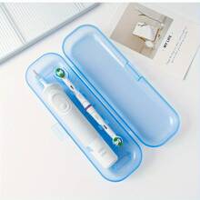 Premium Transparent Electric Toothbrush Travel Case, Portable Dustproof Moistureproof Oral Care Storage Box, High Transparent Easy To Clean Protective Organizer For Electric Toothbrushes And Replacement Heads, Compact Lightweight Design Perfect For Home Daily Use, Travel, Camping And Business Trips - Multicolor - View 3