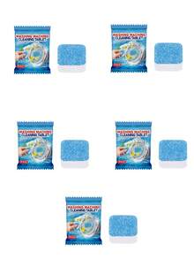 jakehoe 1pc/5pcs/10pcs Washing Machine Cleaner Tablets, Effectively Cleans Drum, Removes Odor And Dirt, Leaves Pleasant Fragrance. Strong Cleaning Power, Good Washing Effect, Makes Washing Machine Drum Cleaner. Gentle Ingredients, Quickly Dissolve In Water, Won't Damage Washing Machine. - 固體 - 查看 7