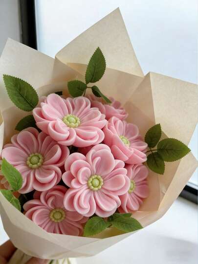 Handmade 3D Floral Candle Mold, Ideal For Wedding Table Decor, Bridal Bouquet Accent, Mother's Day Gift. Easily Create Scented Candles, Handmade Soaps, Gypsum, Silicone. , Durable, Easy Demold And Clean. Perfect For Wedding Season, Mother's Day, And DIY Crafting.