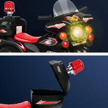 ALFORDSON Kids Ride On Car Squad Motorcycle 6V Electric Toy 25W Motor MP3 - AU Plug(220-240V) - View 4