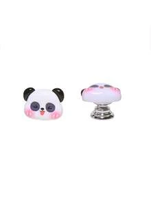 Panda-Shaped Car Start Button Cover With A Three-Dimensional Cute Cartoon Design. Suitable For One-Button Start Buttons On Cars, SUVs And Trucks For Decoration. Easy To Install Without Blocking The Operation. An Interior Creative Accessory That Adds Fun Atmosphere. Cute Panda Design, Small In Size. - A - View 7