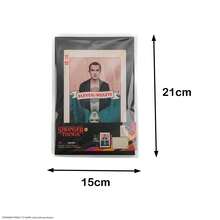 1 pieza Juego de cuadernos con licencia oficial de Netflix Stranger Things, cuaderno escolar con personajes de dibujos animados, diario de escritura, artículos de papelería, útiles escolares, regalo para fans - 1 pieza - Ver 6