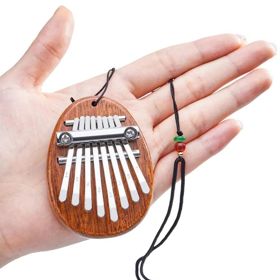 8-Key Kalimba - Cute Portable Water Drop Shaped Thumb Piano With Exquisite Gift Box ZHTG - Water Drop Style - View 1