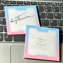 1 Set Clear Matte Sticky Notes | Waterproof Writable Memo Pad | Beautiful, Removable Sticky Notes Perfect For Journaling, Studying, Office Work, And Scrapbooking. A Must-Have For Stationery Lovers. - Multicolor - View 5
