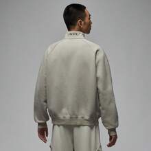 Jordan Áo nỉ nam AS M J FLT GFX FLC QZ cổ đứng, kiểu dáng thường ngày, đa năng, chất liệu dệt kim, mã sản phẩm IF1817-334 - Xám - Xem 2