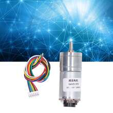 Motorreductor de CC en miniatura GA25-370, motor regulador de velocidad de alta potencia, 12 V, 130 RPM/min - Tipo de Enchufe A USA (110-127V) - Ver 2