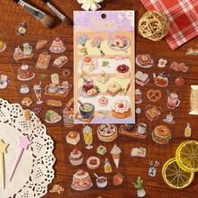 6pcs/Pack, 24pcs/Set "Guide To Happiness" Series Creative Planner Stickers, Fashionable Design, Scrapbooking, Handmade Craft Decoration Materials, DIY For Phone, Diary, Scrapbook Scrapbook Supplies - Happiness Guide Set [6 Types] - View 5
