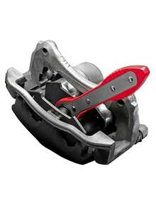 Brake Caliper Compression Tool | Iron Ratchet Piston Expander, 360 Degree Rotatable Extension Wrench Suitable For Car Tires - Multicolor - View 2