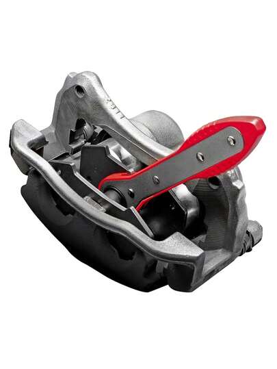 Brake Caliper Compression Tool | Iron Ratchet Piston Expander, 360 Degree Rotatable Extension Wrench Suitable For Car Tires