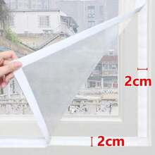 Self-Adhesive Window Screen, Insect Screen, Mosquito Net. No Drilling Or Tools Required, Washable And Reusable. Good Ventilation, Does Not Affect Lighting, And Keeps You Cool In Summer. - White - View 6