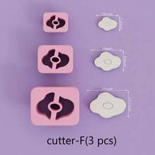 Cute Bakery Food Clay Cutter Set, 3/21Pcs Mini Food Polymer Clay Cutters, DIY Craft Tools For Clay Jewelry Making - Pink - View 12