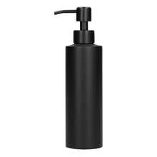 1 pieza Dispensador de jabón de acero inoxidable negro mate de 12 onzas, botella recargable con bomba manual, accesorio de baño, almacenamiento y organización de baño - Multicolor - Ver 13