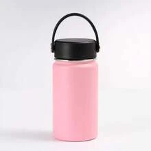 Stainless Steel Insulated Travel Mug With Handle, Leak-Proof, Suitable For Coffee And Tea, Outdoor Drinking Tumbler - Multicolor - View 11
