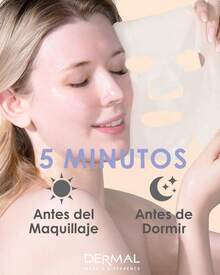 DERMAL Korea - 10 Mascarillas Faciales: Mascarilla de Esencia de Colágeno con Arbutina| Paquete de 10 Mascaras Coreanas con Arbutina, Colágeno y Vitamina E. Piel Radiante - Baya de acai - Ver 7