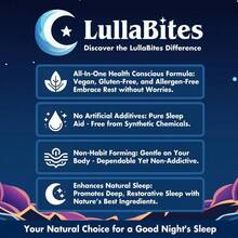 LullaBites Natural Sleep Gummies - 30 Servings -Sweet Strawberry Stars (Melatonin Free) - One - View 4