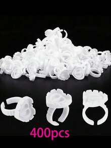 Heart-Shaped Eyelash Glue Holder - 50/100/200/300/500/600/700pcs Eyelash Glue Storage Box, Eyelash Extension Supplies, Thick Fan Tray - Multicolor - View 16