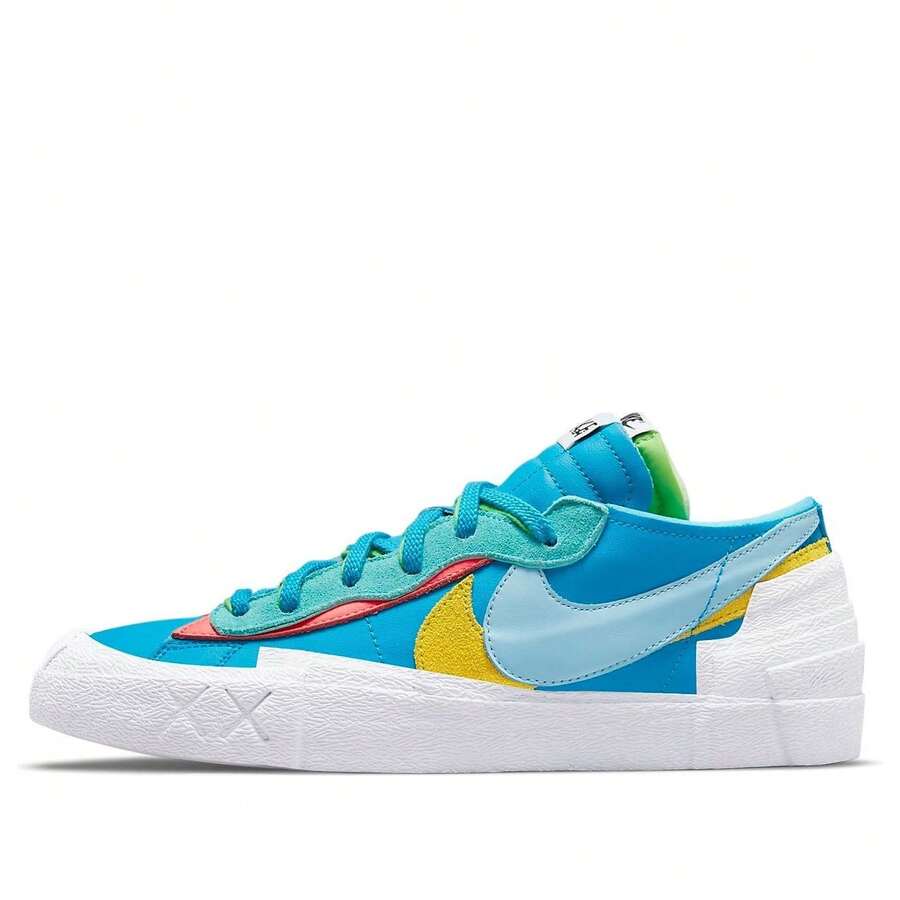 Nike X Sacai X KAWS Blazer Low 'Neptune Blue' - Multicolor - View 1