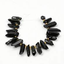 1pc Natural Crystal Beads Strand, DIY Natural Crystal Bracelet Necklace Earring Jewelry Making - A - View 8