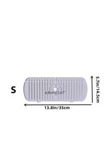 1pc Silicone Sink Drain Mat, Splash Guard For Faucet, Waterproof Drying Mat For Kitchen And Bathroom Countertops, Home Decor,Non-Slip Kitchen Mats For Sink Side, Natural And Hygienic Kitchen Essential For Home And Kitchen Room Decor, Part Of Your Cozy Fall& Winter Styles And Christmas Decorations - View 13