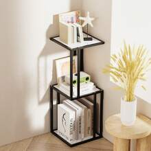 Support pour Plantes à 3 étages, pour Intérieur et Extérieur, Présentoir pour Pots de Fleurs, pour Balcon, Jardin, Patio, Table d'Appoint pour Salon - Marbré à 3 couches - Voir 5