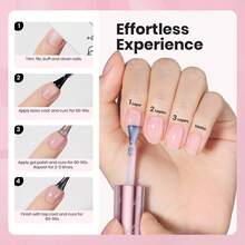 Beetles 15ml Hema Free Black Gel Polish – Silent Charm Audrey Color Long-Lasting Soak Off UV LED Glossy Manicure DIY Nail Art - 15Ml Hema-free Misty Rose - 查看 7