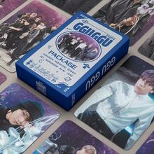 55张新专辑特别版照片卡，2024 GGU PACKAGE 非官方粉丝自制Lomo卡，K-POP粉丝自制照片卡收藏，新系列收藏卡，流行音乐周边，盒装卡片套装 - 彩色 - 查看 1