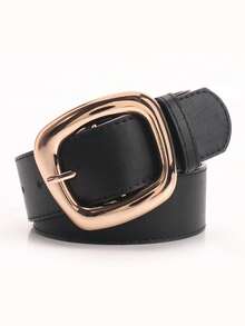 新款多功能梯形扣宽腰带，时尚通勤休闲风，可搭配牛仔裤等服饰，是女士的理想之选。 - 彩色 - 查看 9