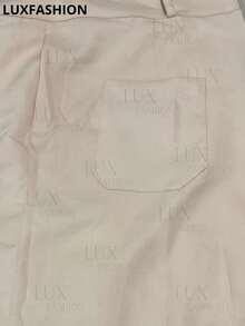 Women's Social Midi Skirt Evangelical Fashion Tailoring With Belt - Màu be - Xem 7